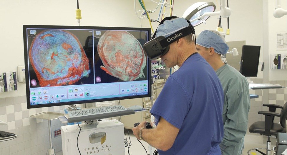 How is virtual reality used in medicine?